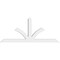 Ekena Millwork Richland Architectural Grade PVC Gable Bracket, 108"W x 45"H x 6"D x 6"F, 10/12 Pitch GBP108X45X0606RIC00 - alternate 3